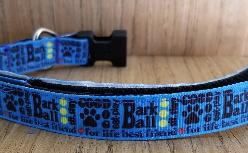 Leash/ Small/ Bark Blue