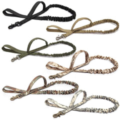 Tactical Bungee Dog Leash 2 Handle Quick Release Cat Dog Pet Leash