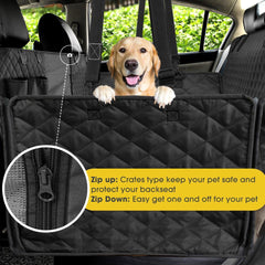 Dog Car Seat Cover For Car Rear Back Seat Waterproof Pet Dog Travel