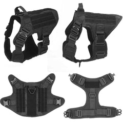 Tactical Dog Harness Pet Training Hunting Dog Vest Metal Buckle German