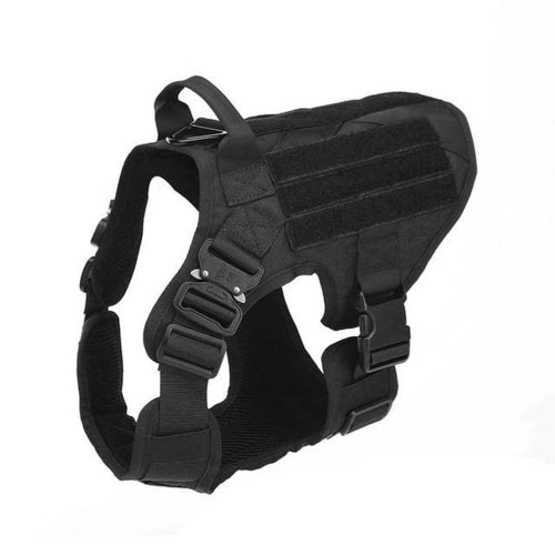 Tactical Dog Harness Pet Training Hunting Dog Vest Metal Buckle German