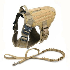 Tactical Dog Harness Pet Training Hunting Dog Vest Metal Buckle German