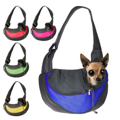 Pet Puppy Carrier S/M Outdoor Travel Dog Shoulder Bag Mesh Oxford