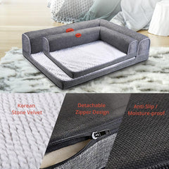 Dog Sofa Bed Soft Waterproof Warm Cushion Cat House Bed Puppy Sleeping