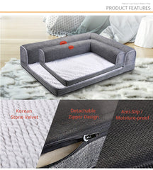 Dog Sofa Bed Soft Waterproof Warm Cushion Cat House Bed Puppy Sleeping